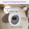 Compatible with American Standard Toilet Seat Round Slow Close,Quick Release,Easy