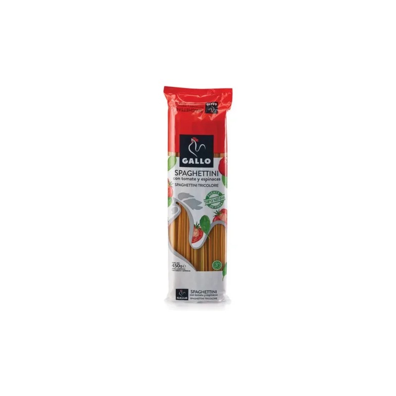 Pastas Gallo Spaghetti Vegetales 450g