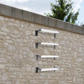 Window Basement Well Egress Ladder, Adjustable Fire Emergency Fire Escape Ladder for Home Safety, Heavy-Duty Wall Mounted (Four Floors Can Hold Up to 600 Pounds)