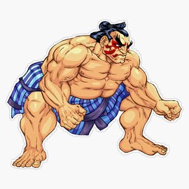 E. Honda Bumper Sticker Window Vinyl Decal 5"