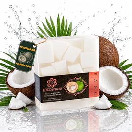PANU Coconut Soap - Vegan Shower Soap for All Skin Types - Natural Soap for Body, Face & Hair - Handmade Soap Bar from Thailand - Supports Women in Thailand
