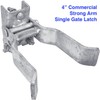 Commercial Single GATE Strong Arm Latch for 4" Fence Post