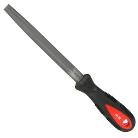 SK11 Iron Work File Soft Grip Medium Half Round 5.9 in (150 mm) Handle Included