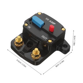 ULTECHNOVO Audio Safety Switch The Amp Auto Circuit Breaker Amp Breaker Power Circuit Breaker Marine Amp Circuit Breaker Automotive Circuit Breaker Mini Circuit Breaker Bakelite