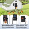 Solar Chicken Coop Door, Automatic Chicken Door Solar Powered &