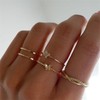 Annpro Gold Knuckle Rings Set for Women,Simple Dainty Stackable Finger