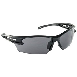 SAS Safety 5511-02 Spectro Safety Glasses - Black Frame - Gray Lens - Polybag