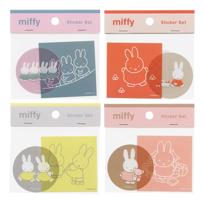 Miffy [Die Cut Sticker] Sticker Set/fun Dick Bruna