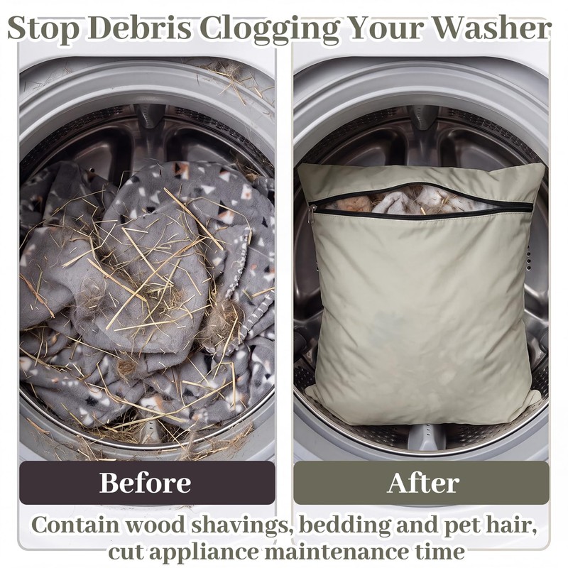 BEZHO Guinea Pig Cage Liner Wash Bag, Laundry Bags for