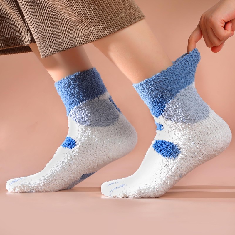 Clothirily Fuzzy Socks for Women - Fluffy, Winter Funny Animal