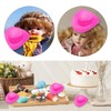 Nereds 50Pcs Dollhouse Miniature Cowboy Hats Mini Western Cowboy Cowgirl