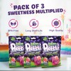 Peelable Grape Gummies Pack of 3 - Resealable 2.46 Oz