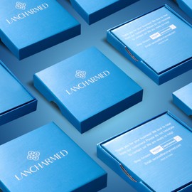 LANCHARMED Dainty Gold Necklace for Women Cubic Zirconia Flower Diamond Pendant Neckalces for Women 14K Gold Plated Cubic Zirconia Collar Necklace for Jewelry Gifts