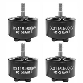 DYS 4pcs X3115 900KV 1050KV 1200KV Brushless Motor 6S for 9inch 10inch Long Range FPV Racing Drone Freestyle FPV Drone Quadcopter Motor (X3115 900KV 4PCS)