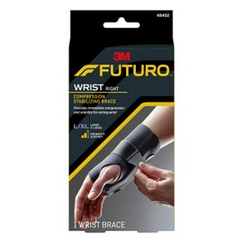 FUTURO Compression Stabilizing Wrist Brace, Breathable, Large/X-Large