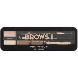 Profusion Cosmetics Eyebrow Pro Makeup Case Brows I - Light Medium