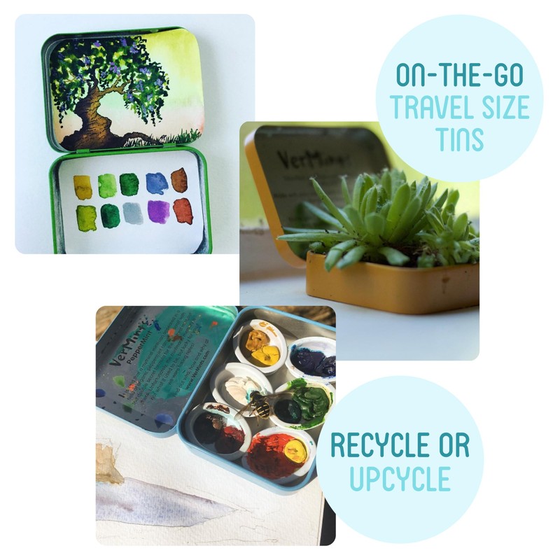 VerMints Organic Breath Mints PepperMint Candy Mints for Real Long-Lasting