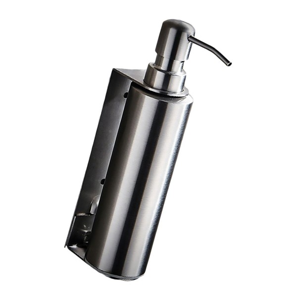KONTONTY Stainless Steel Wall Mount Soap Dispenser Bathroom Sub Bottle