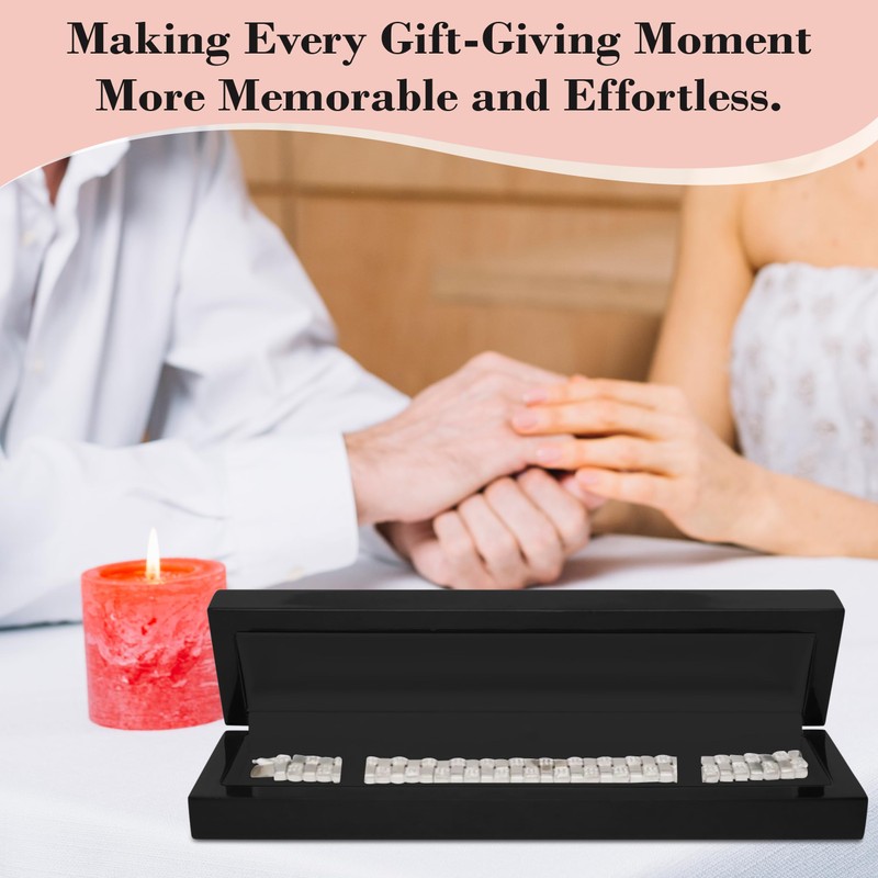 Novel Box Cherrywood Red Jewelry Box for Necklace 7.62x7.62x1.75 Inches