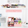 HWPRATO Mini Drawer Organizers Accessories with Compartments and Drawers, Plastic