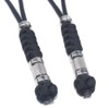 2 Pack Paracord Knife Lanyard with Stainless Steel Beads Paracord