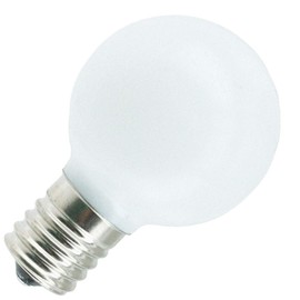 LED G12.5, E17 Base, Specialty-Plastic, Shatter-Proof Globe Light Bulbs (10 Pack) (White)