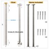 Deck Man 2 Pack Stainless Steel Pre-drilled Intermediate Post/Studdle Pickets