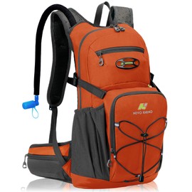 Multipurpose Hydration Backpack with 3L Water Bladder, High Flow Bite Valve, Perfect Water Backpack 18L for Hiking, Cycling
