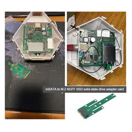 Create idea 2PCS mSATA to M.2 NGFF SSD Adapter Card Mini SATA 3.0 to M.2 NGFF B Key SSD Hard Drive Converter Board Enclosures for Desktop Laptop