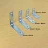 20 PCS Metal Corner Braces – Galvanized Steel L-Shaped Angle