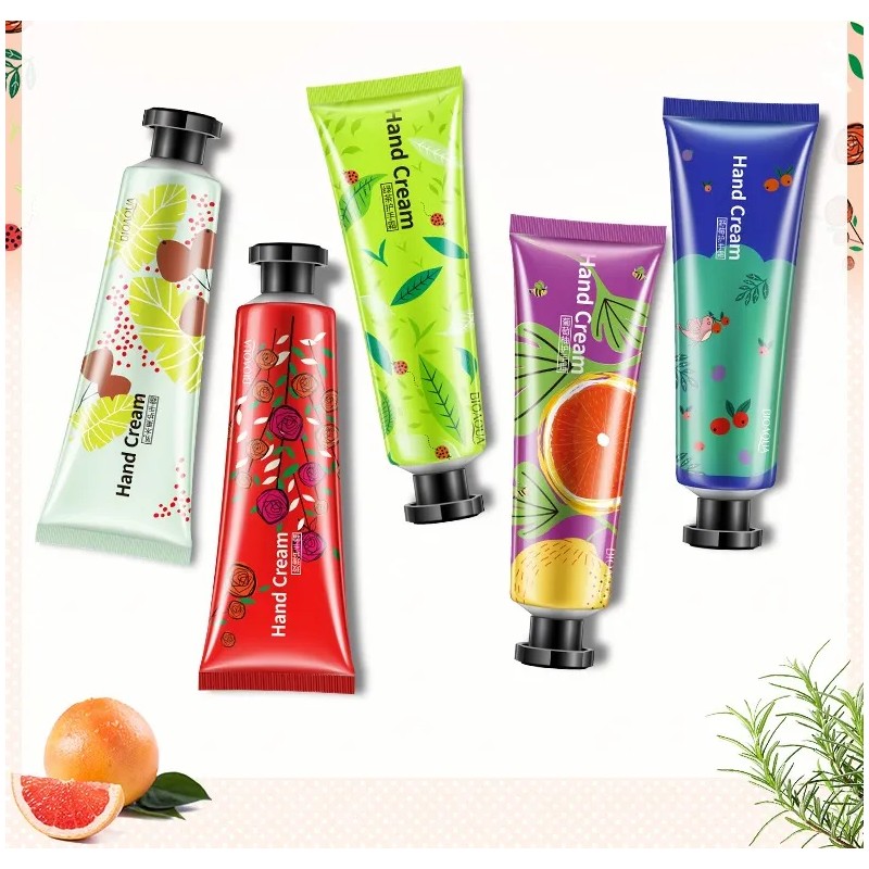 🧴🌸 Bioaqua – Pack 5 Cremas de Manos de Bolsillo