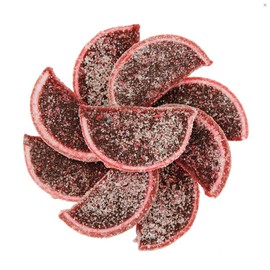 NY Spice Shop Fruit Slices Jelly Candy - 1 Pound Pomegranate Candied Fruit - Fruit Candy Slices - Bulk Gummy Candy Slices - Old Fashioned Candy For Sweet Lovers