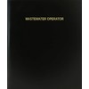 BookFactory Wastewater Operator Log Book/Journal/Logbook - 120 Page, 8.5''x11'', Black