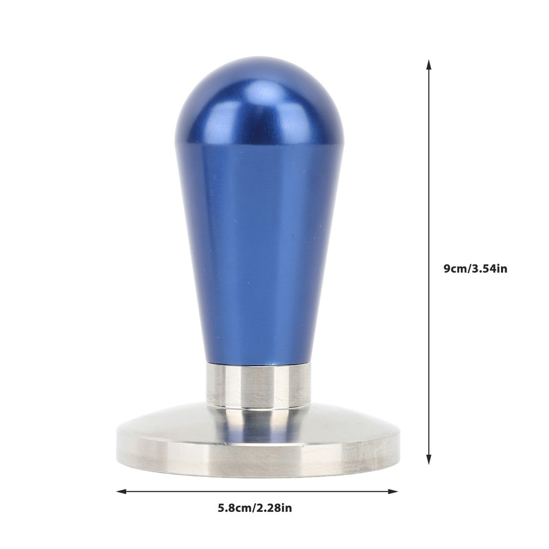 58mm Coffee Tamper Aluminium Alloy Ergonomic Handle Consistent Compression Coffee