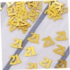 LABRIMP 1200pcs Gold Confetti Table Cloth Birthday Party Supplies Number