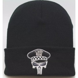 Peerless Chicago Police Punisher Knit Cap with Cuff