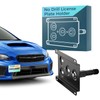 Front Bumper Tow Hook License Plate Mount Bracket Holder No