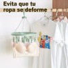 J.H. Company Gancho Giratorio Plegable Percha 18 Pinzas Calcetin 12291
