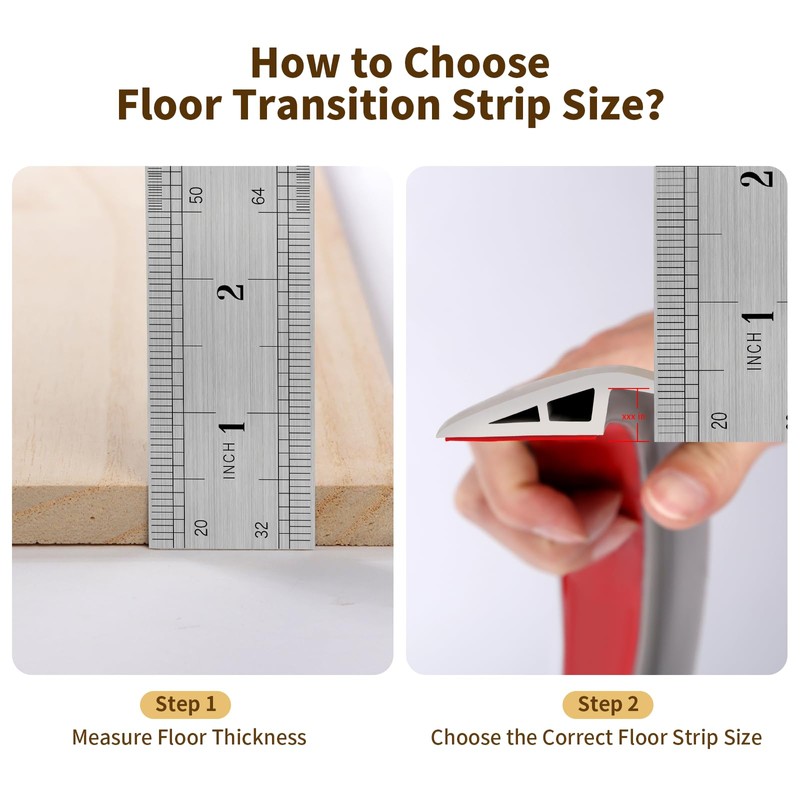 bnell BNELL Floor Transition Strip Self Adhesive-PVC Carpet & Floor