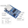 MP3 Player Module GPD2846A with microSD Slot and Audio Amplifier