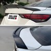 Rolling Gears Carbon Fiber Look Trunk Spoiler Wing Compatible with