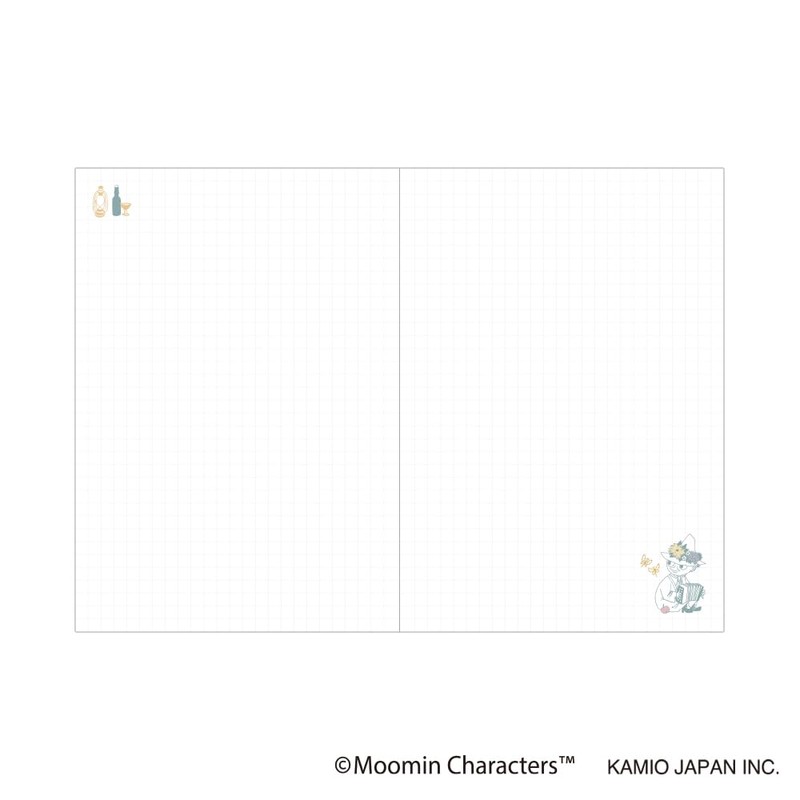 Kamio Japan Moomin Notebook, 2024 B6, Monthly Night Boat Trip,