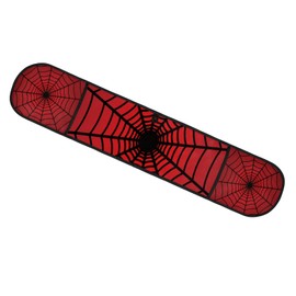 Conjoined Double Oven Mitts Extra Long Oven Mitt High Temperature Resistance Cotton Cooking Gloves for Microwave Kitchen BBQ Spiders Red Web