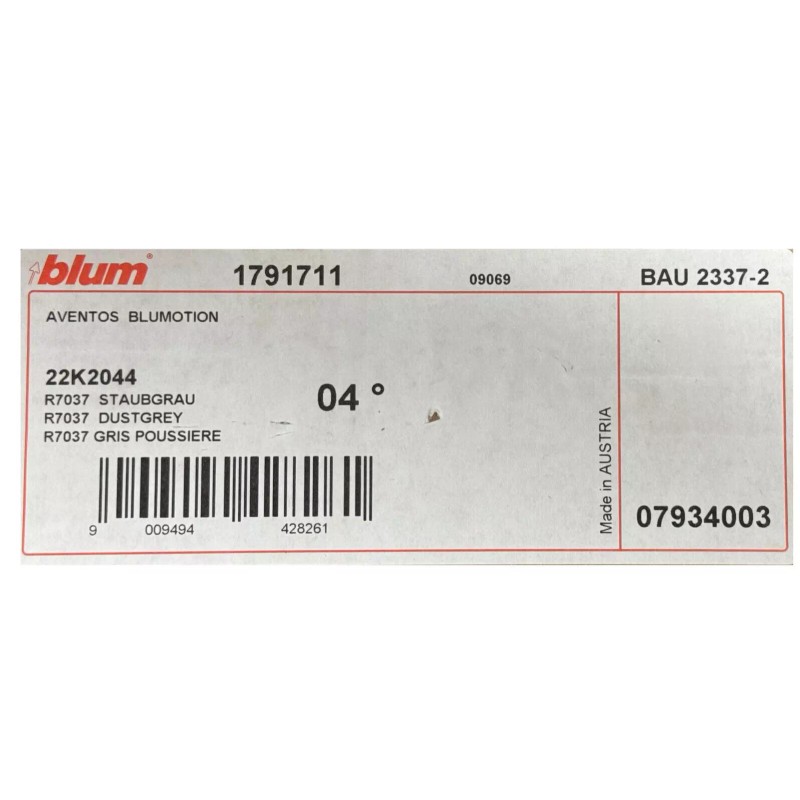 Blum New Blum 22K2044 Set of 2 Shock Absorbers for