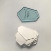 300 Pieces Paper Patchwork Shapes Acrylic Quilt Template Quilting Set