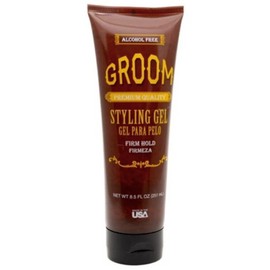 Groom Premium Quality STYLING GEL, Firm Hold 8.5 fl oz