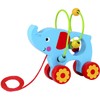 TOOKY TOY TOKEY TOY Wooden Toy Bead Pull Along (Elephant)