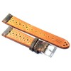 20 mm Fluco Racing Rally Vintage Cowhide Leather Watch Strap