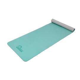 MAJESTIC SPORT Gymnastics Mat, Yoga Mat with Cotton Carry Bag, Non-Slip Training Mat for Fitness Sports Mat, Pilates & Gymnastics, TPE 183 x 61 x 0.6 cm, Mint