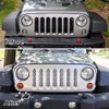 JSCARLIFE Honeycomb Mesh Front Grill Inserts Kit for 2007-2017 Jeep
